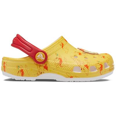 Sandália crocs classic diney winnie the pooh white/multi