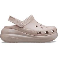 Sandália crocs classic crush platform shimmer clog  pink clay - 1