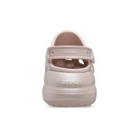 Sandália crocs classic crush platform shimmer clog  pink clay - 7