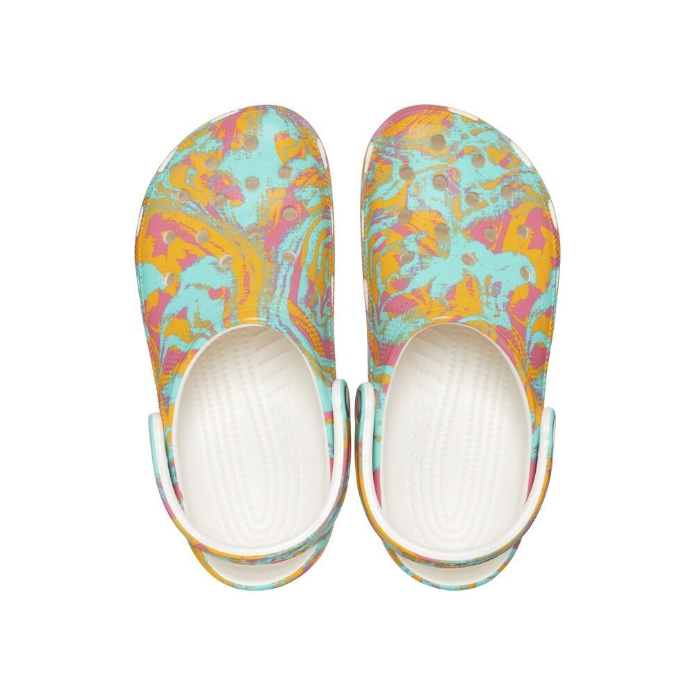 Sandália crocs classic island escape clog hyper pink/multi - 5