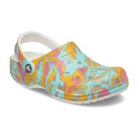 Sandália crocs classic island escape clog hyper pink/multi - 2