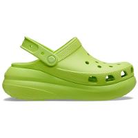 Sandália crocs classic crush platform clog limeade - 1