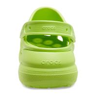 Sandália crocs classic crush platform clog limeade - 7