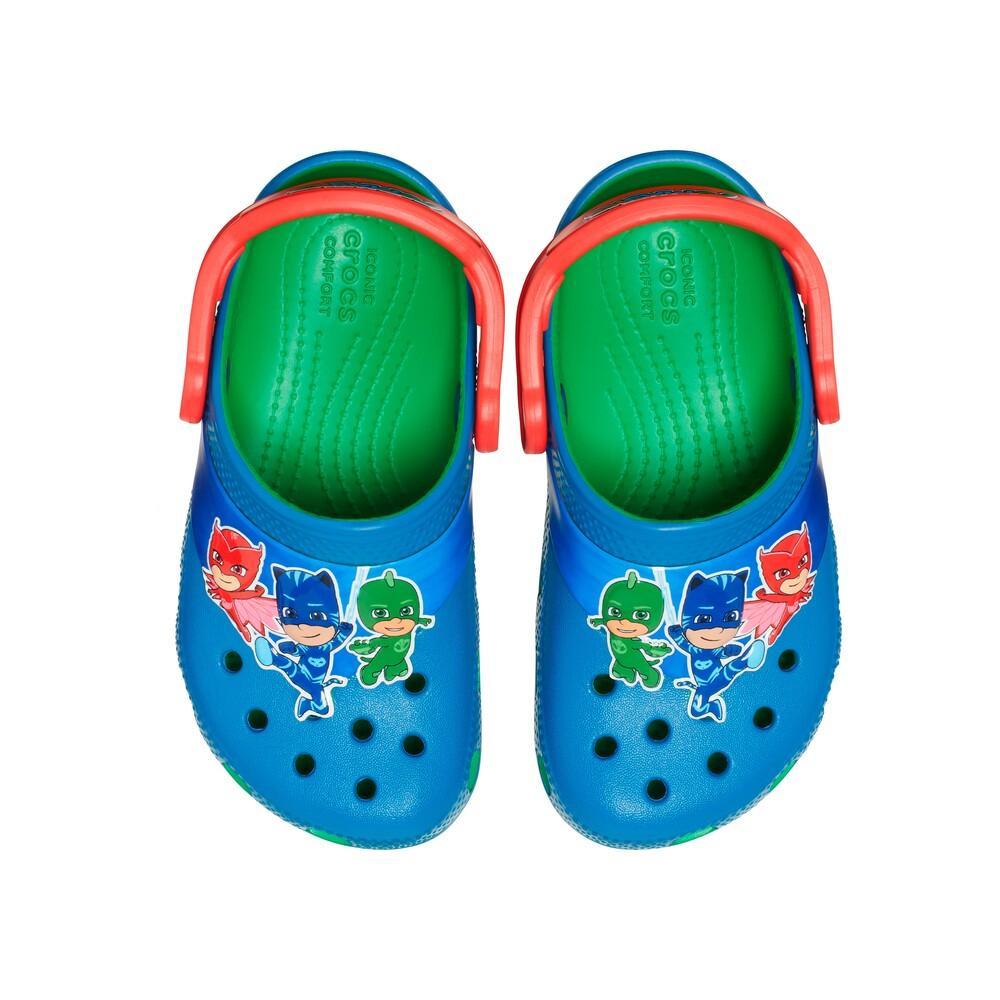 Sandália crocs classic funlab i am pj masks clog grass green - 5