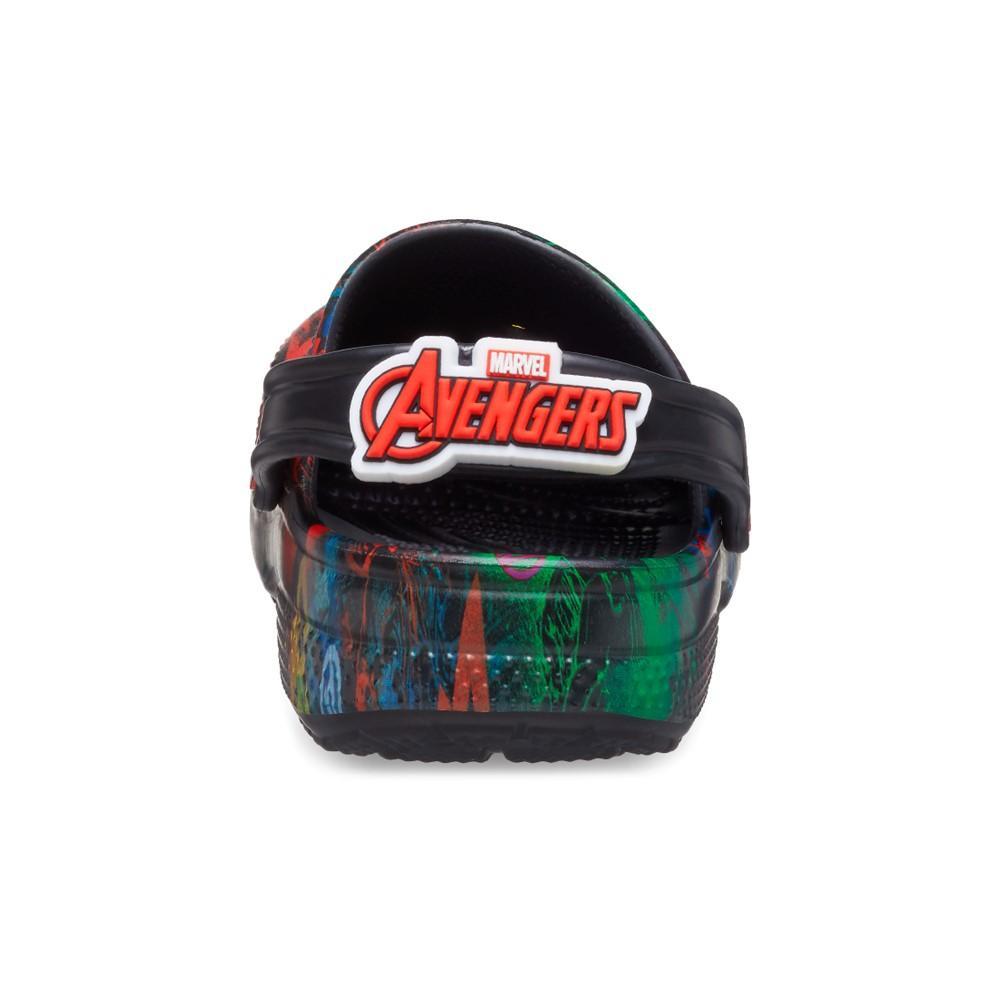 Sandália crocs classic marvel avengers clog k black - 6