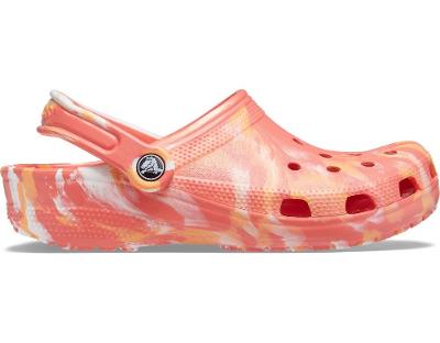 Sandália crocs classic marbled clog fresco/multi