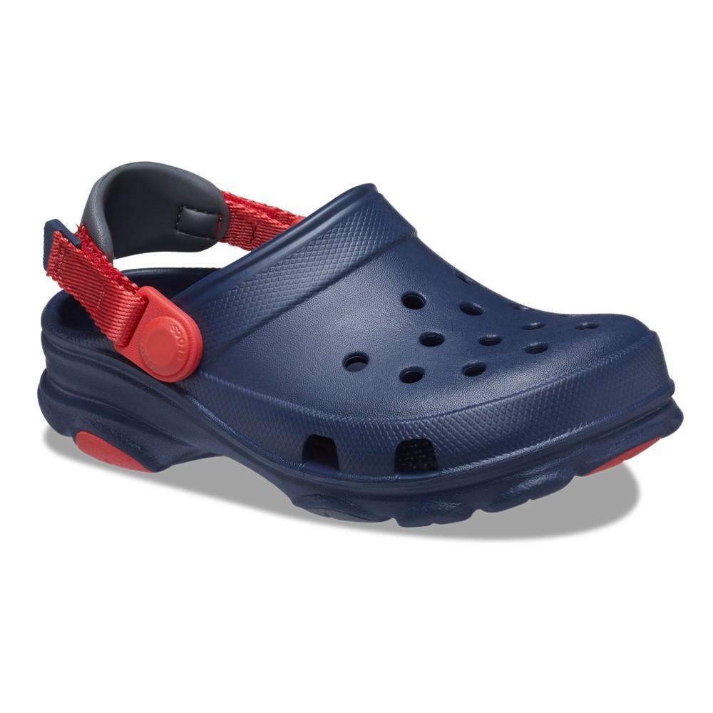 Sandália crocs classic all terrain clog k navy - 2