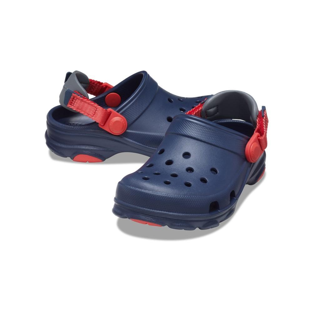 Sandália crocs classic all terrain clog k navy - 4