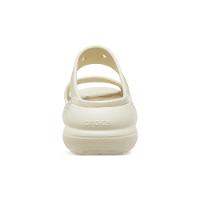 Sandália crocs classic crush platform sandal bone - 7