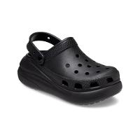 Sandália crocs classic crush platform clog black
