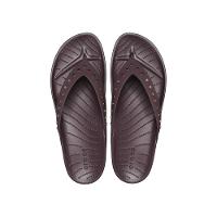 Chinelo crocs splash studded flip dark cherry - 9