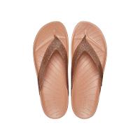 Chinelo crocs splash glitter flip cork - 8