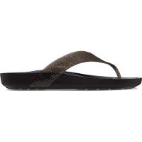 Chinelo crocs splash glitter flip black - 1