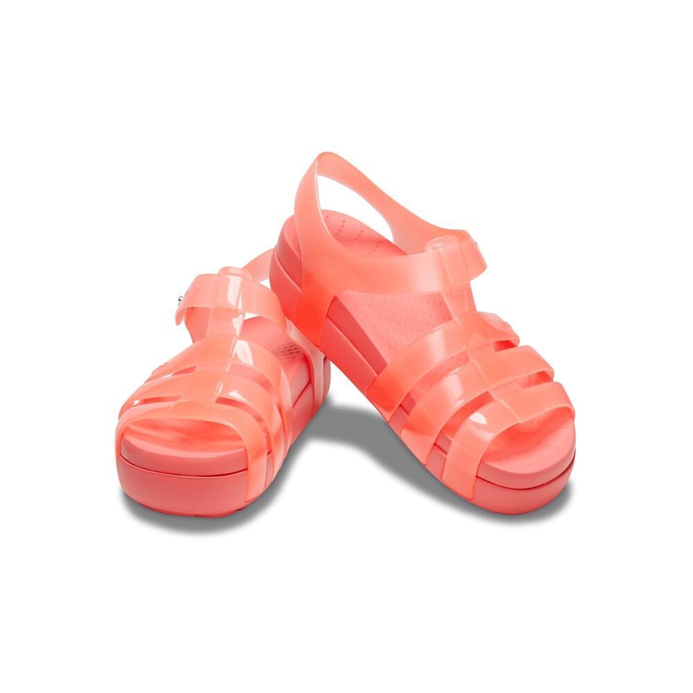 Sandália crocs splash glossy fisherman neon watermelon - 4
