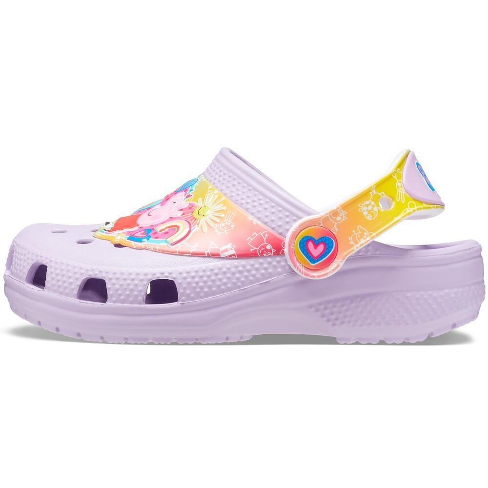 Sandália crocs classic funlab i am peppa pig clog lavender - 3