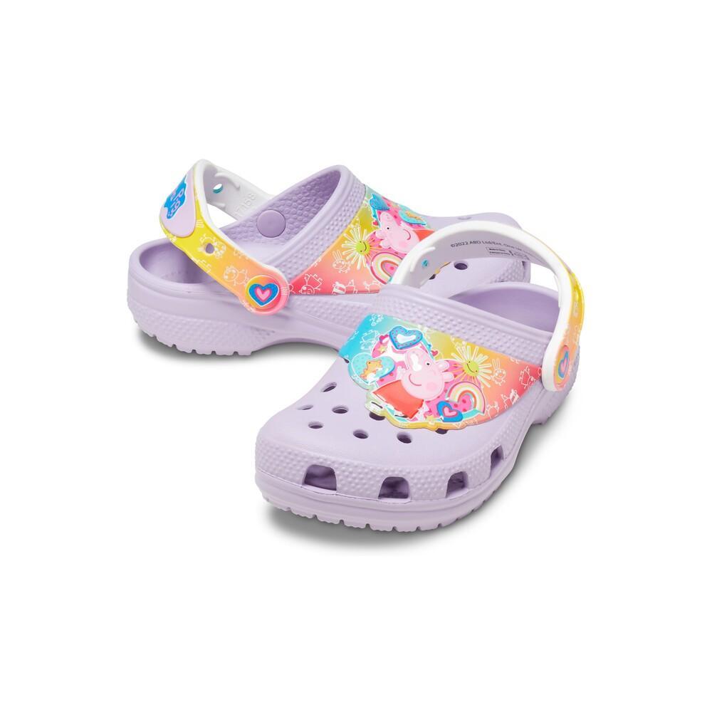 Sandália crocs classic funlab i am peppa pig clog lavender - 4