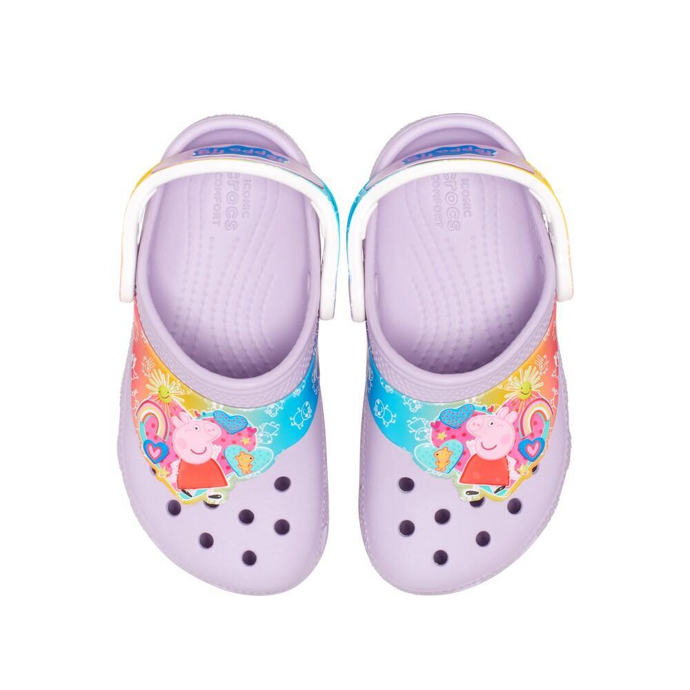 Sandália crocs classic funlab i am peppa pig clog lavender - 5