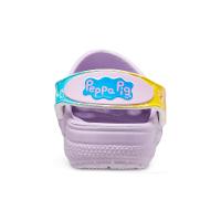 Sandália crocs classic funlab i am peppa pig clog lavender - 7