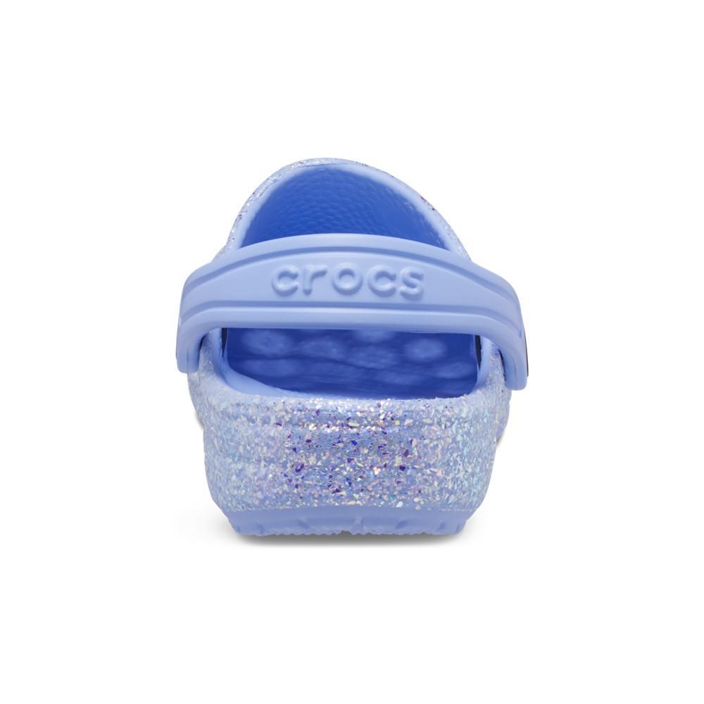 Sandália crocs classic clog glitter infantil moon jelly - 7