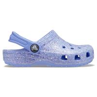 Sandália crocs classic clog glitter infantil moon jelly - 1