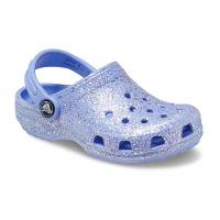 Sandália crocs classic clog glitter infantil moon jelly