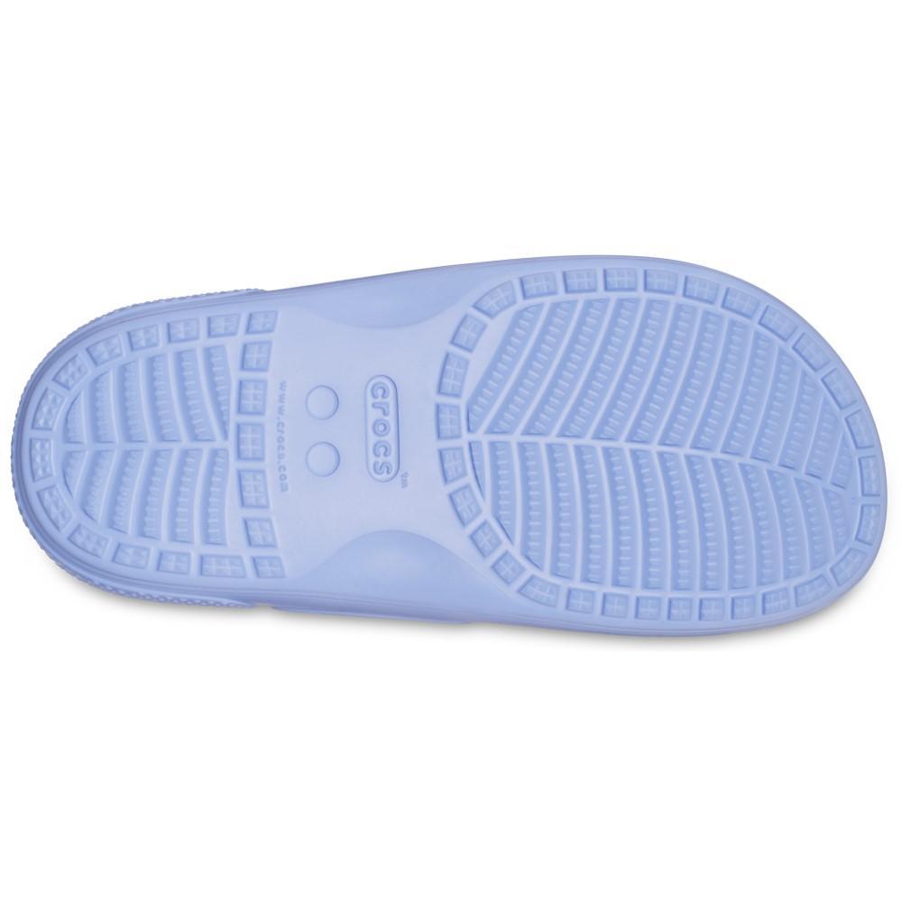 Sandália crocs classic glitter sandal k moon jelly - 7