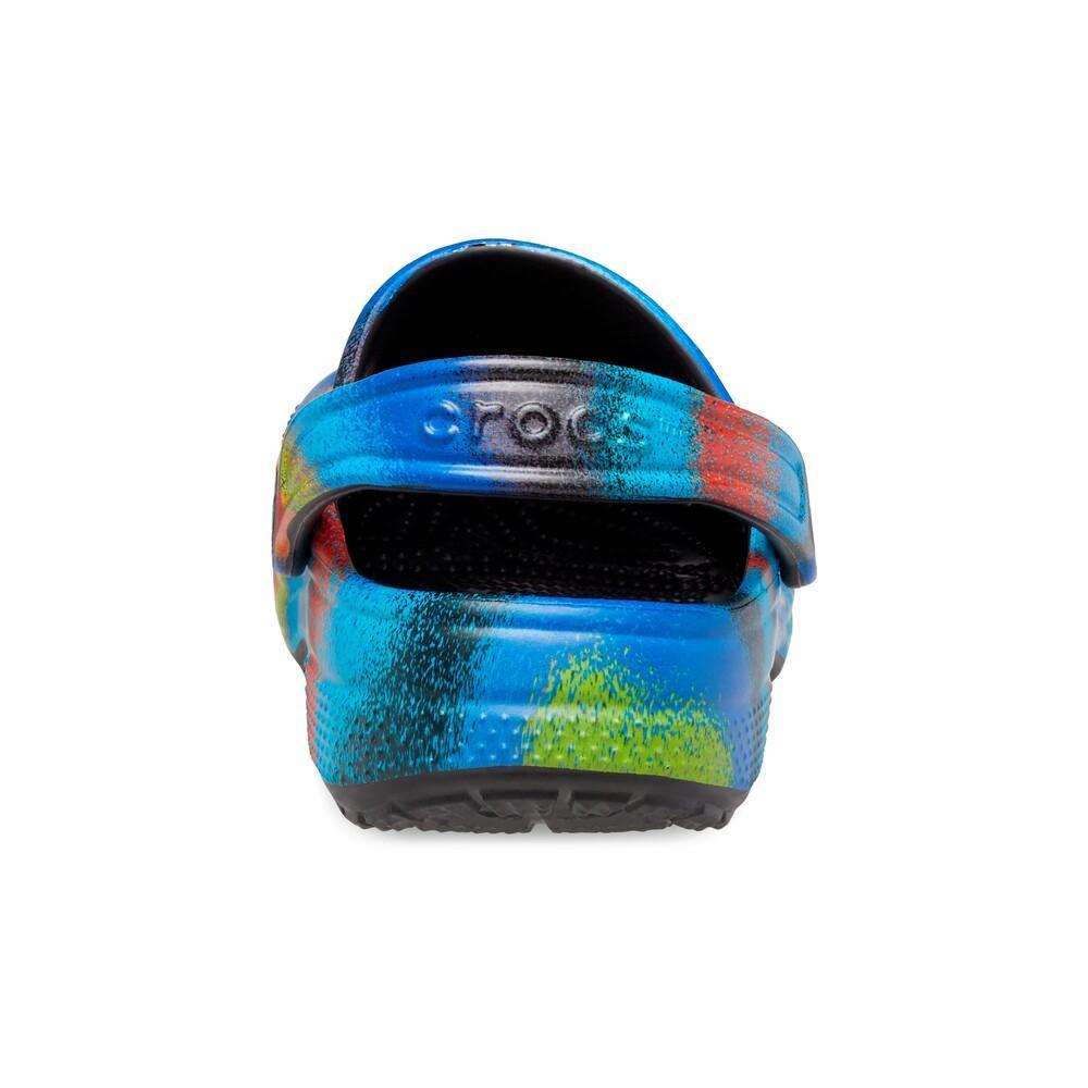 Classic spray dye clog black/multi - 7