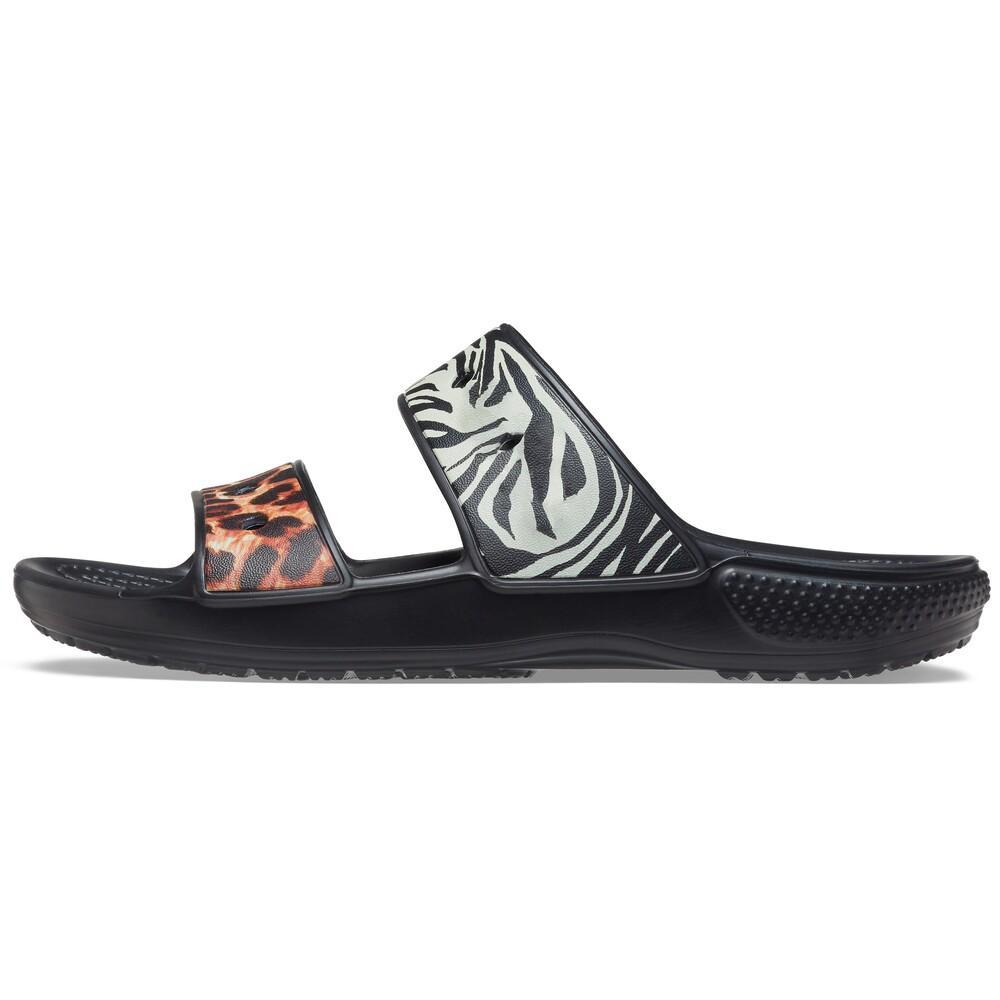 Classic crocs animal remix sandal black/multi - 3