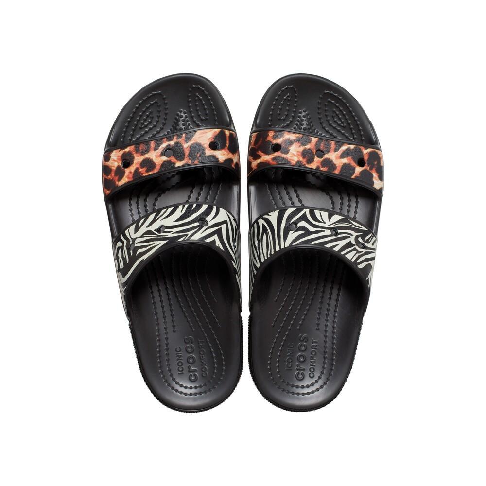 Classic crocs animal remix sandal black/multi - 5