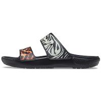 Classic crocs animal remix sandal black/multi - 3