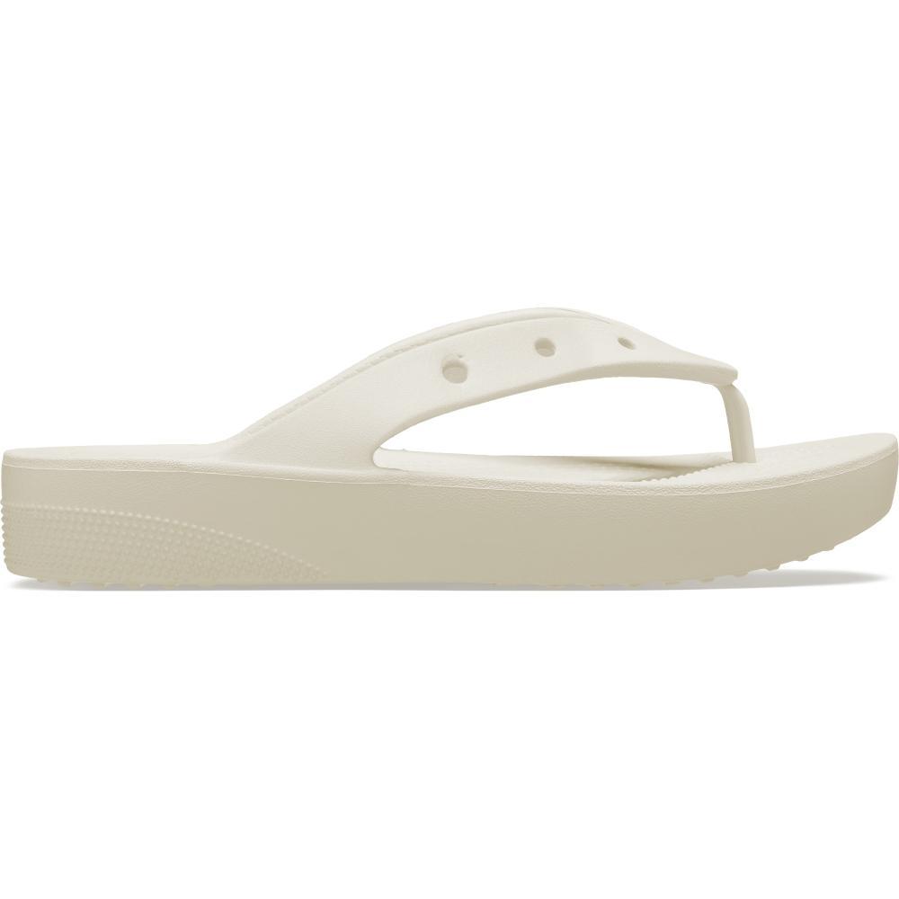 Chinelo crocs classic plataform flip bone - 1