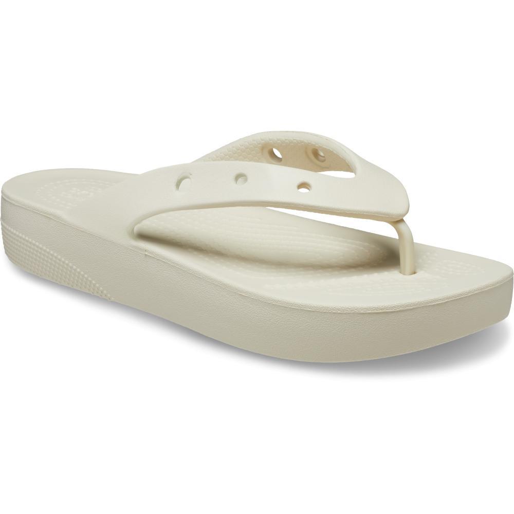 Chinelo crocs classic plataform flip bone - 2