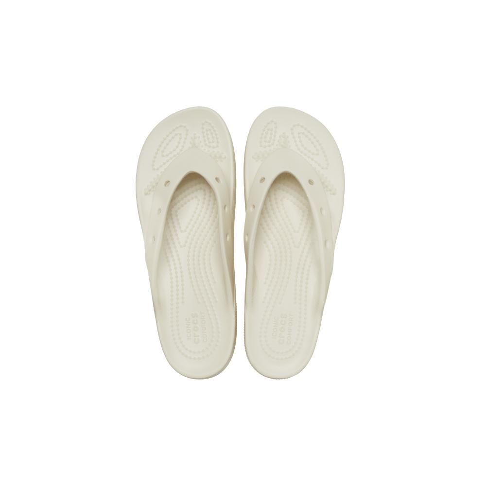 Chinelo crocs classic plataform flip bone - 5