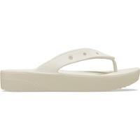 Chinelo crocs classic plataform flip bone - 1