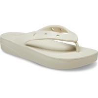 Chinelo crocs classic plataform flip bone - 2