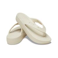 Chinelo crocs classic plataform flip bone