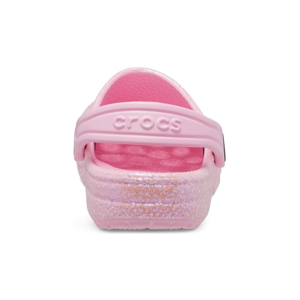 Sandália crocs classic clog glitter infantil flamingo - 7