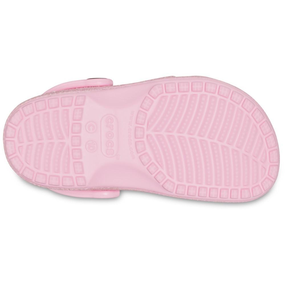 Sandália crocs classic clog glitter infantil flamingo - 8