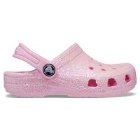 Sandália crocs classic clog glitter infantil flamingo - 1