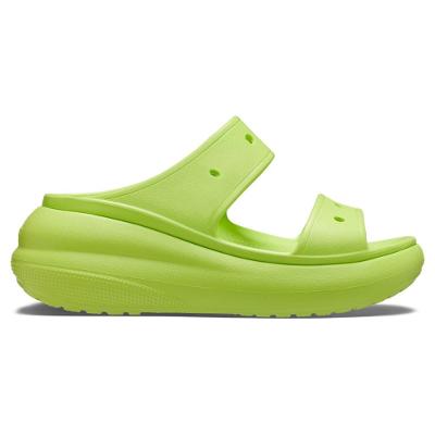 Sandália crocs classic crush platform sandal limeade