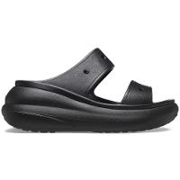 Sandália crocs classic crush platform sandal black - 1