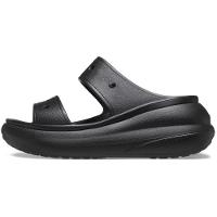 Sandália crocs classic crush platform sandal black - 2