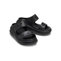 Sandália crocs classic crush platform sandal black