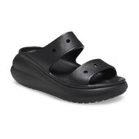 Sandália crocs classic crush platform sandal black - 5