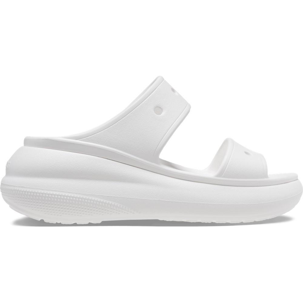 Sandália crocs classic crush platform sandal white - 1