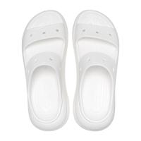 Sandália crocs classic crush platform sandal white - 2