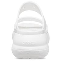 Sandália crocs classic crush platform sandal white - 5