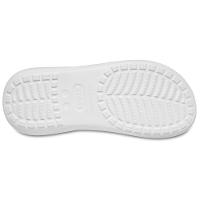 Sandália crocs classic crush platform sandal white - 6