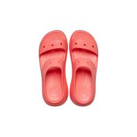 Sandália crocs classic crush platform sandal neon watermelon - 5