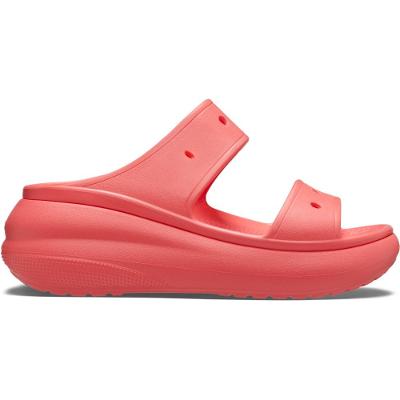 Sandália crocs classic crush platform sandal neon watermelon